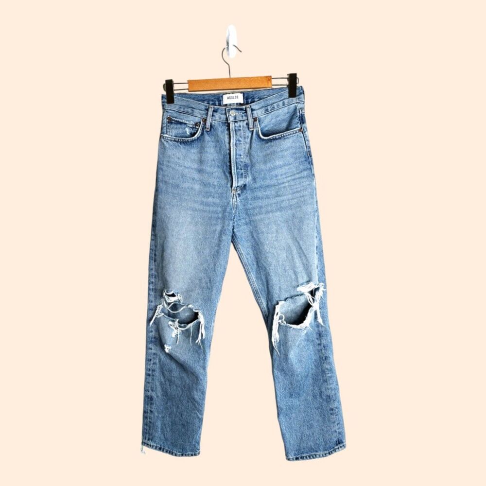 AGOLDE 90's Crop Jeans Suspend